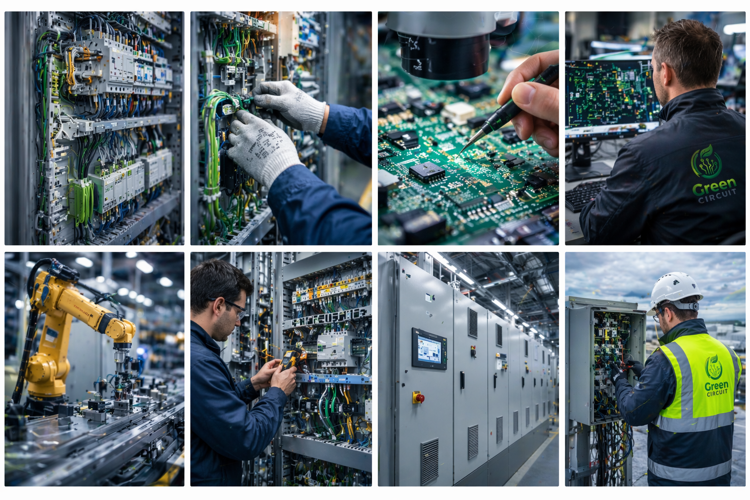 Illustrations des services Green Circuit